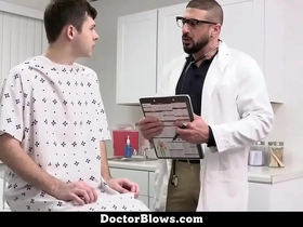 Doctor Administering Special Protein Straight Into Patient’s Asshole - Doctorblows