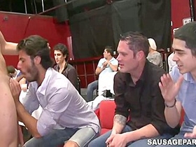 Gay Stripper Blowjob Madness With Horny Amateur Dudes - Sausage Party
