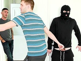 Burglar Twink Gets To Suck The Victims Meaty Cock