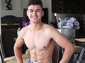 Bodybuilder Drills Uncut Legal Age teenager 18+ - Jerry Cabrera And Eddie Alvarado