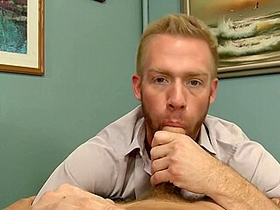 Teacher Blows A Loaded Hard Boner In The Office