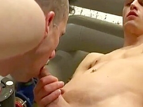 Perverted Cocksucker Swallows Urine And Sperm