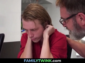 FamilyTwink.com ? Nervous Boy Corrupted by his Muscular Step Father